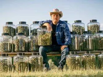 Джим Белуши стал конопляным фермером и назвал свой бренд в честь умершего брата