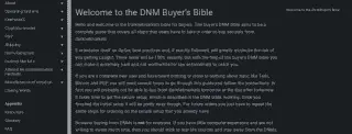 DNM Bible: Библия пользователя торговых даркнет-площадок